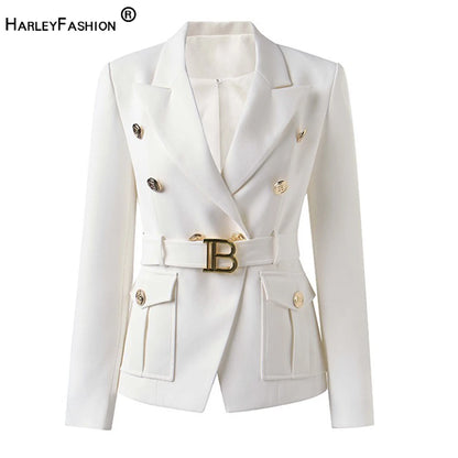 Solid Color Office Blazer for Effortless Smart Chic Workwear Street Style