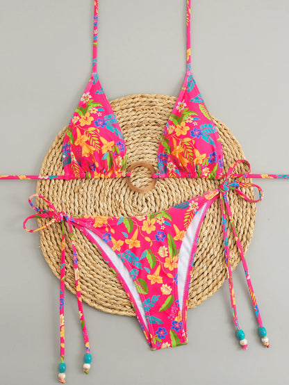 Polka Glow Push Up Bikini