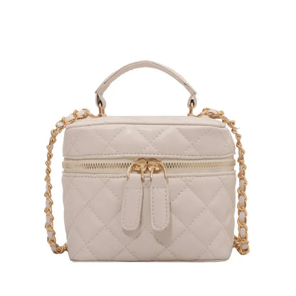 Luxury Mini Box Handbag For Women Suitcase Shaped Designer Tote Clutch Bag