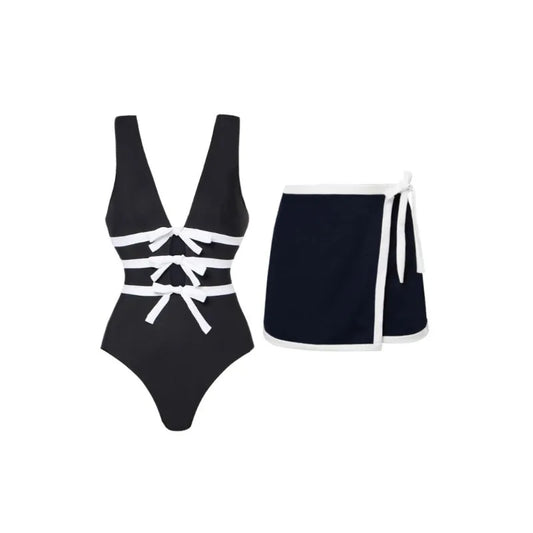 Pure Elegant New One Piece Monokini Bathingsuit
