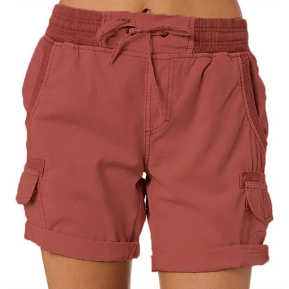 Effortless Summer Days: Casual Linen Cargo Shorts Outfit