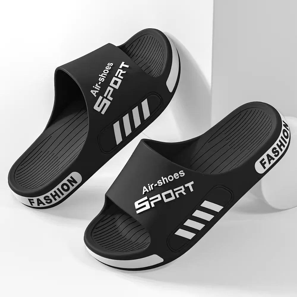 Non Slip Home Slippers Soft Sole Indoor Bathroom Flip Flops For Women Men Couples House Sandals Big Size