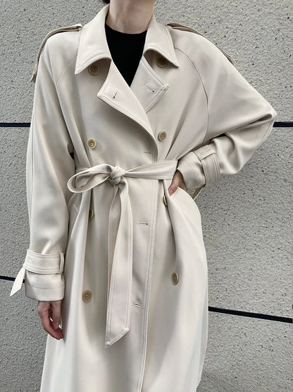 Women Vintage Windbraker Trench Coats