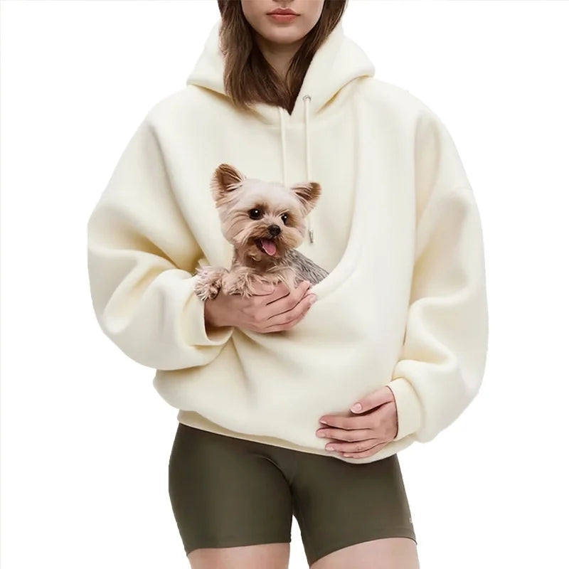 Cat Lover Front Carrier Pack Kangaroo Hoodie