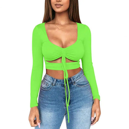 Minimalist Chic: Ribbed Super Cropped Top