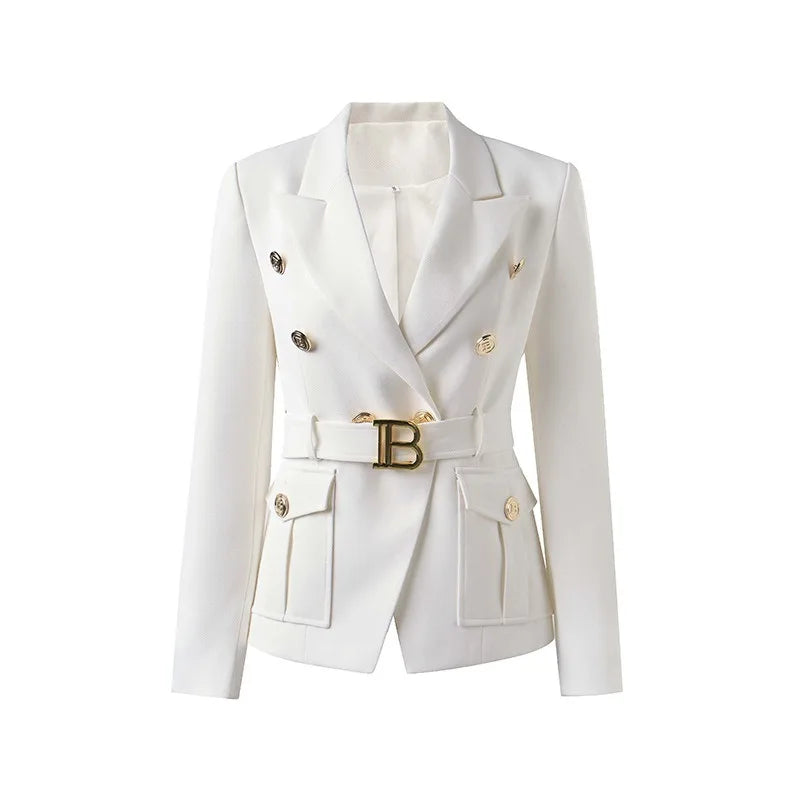 Solid Color Office Blazer for Effortless Smart Chic Workwear Street Style