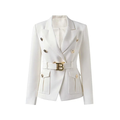 Solid Color Office Blazer for Effortless Smart Chic Workwear Street Style