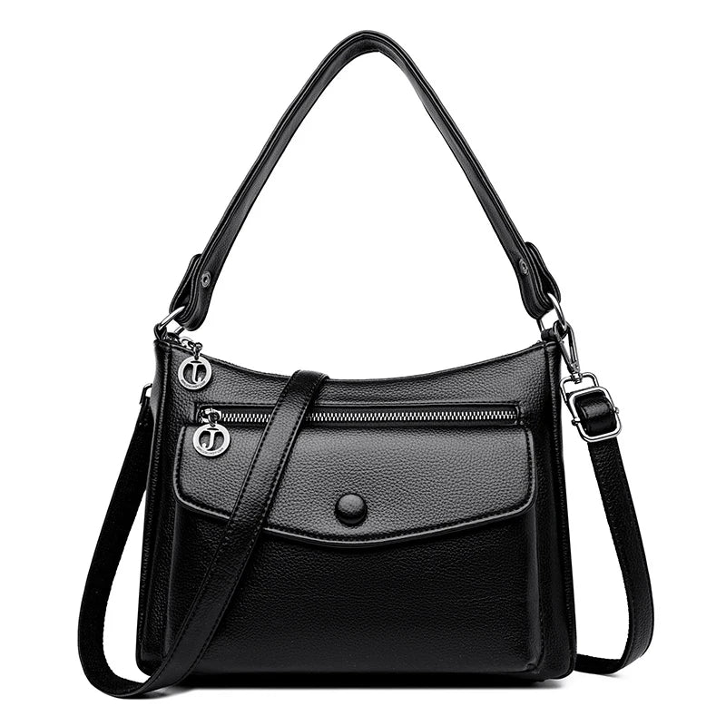 Womens Retro Leather Tote Bags