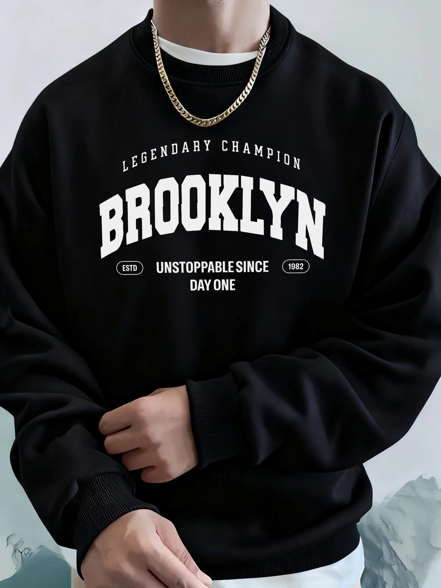 Womens Casual Superior Brooklyn Print Sweatshirts