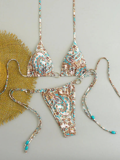 Polka Glow Push Up Bikini
