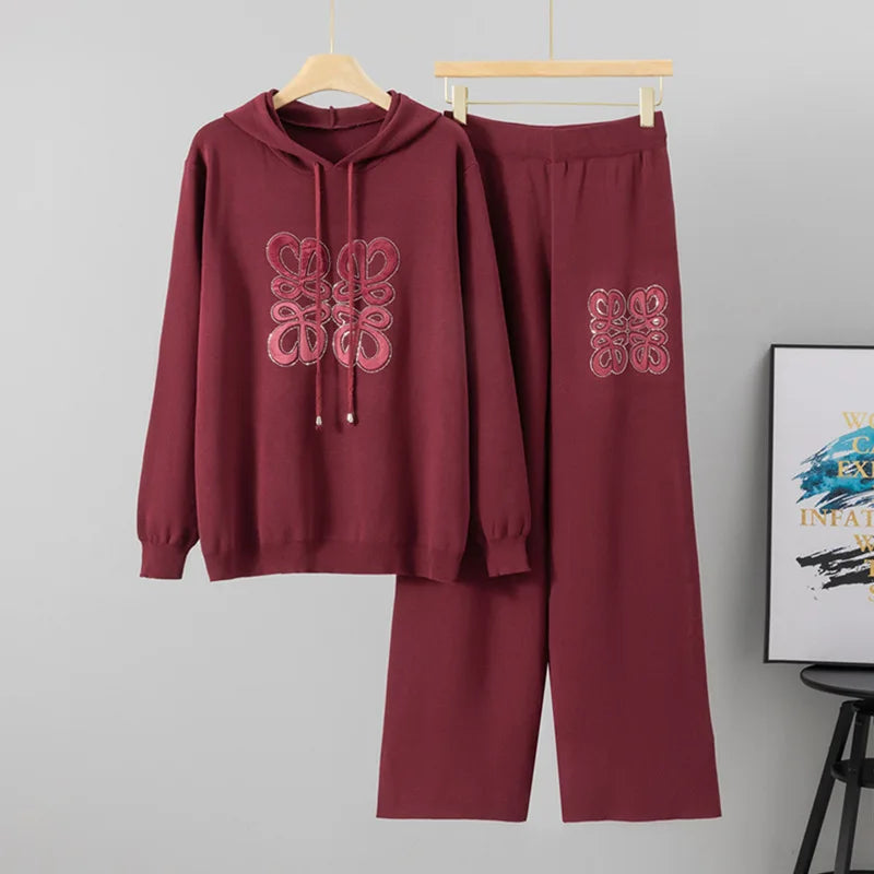 Vibe And Elegance Knitted 2 Piece Set