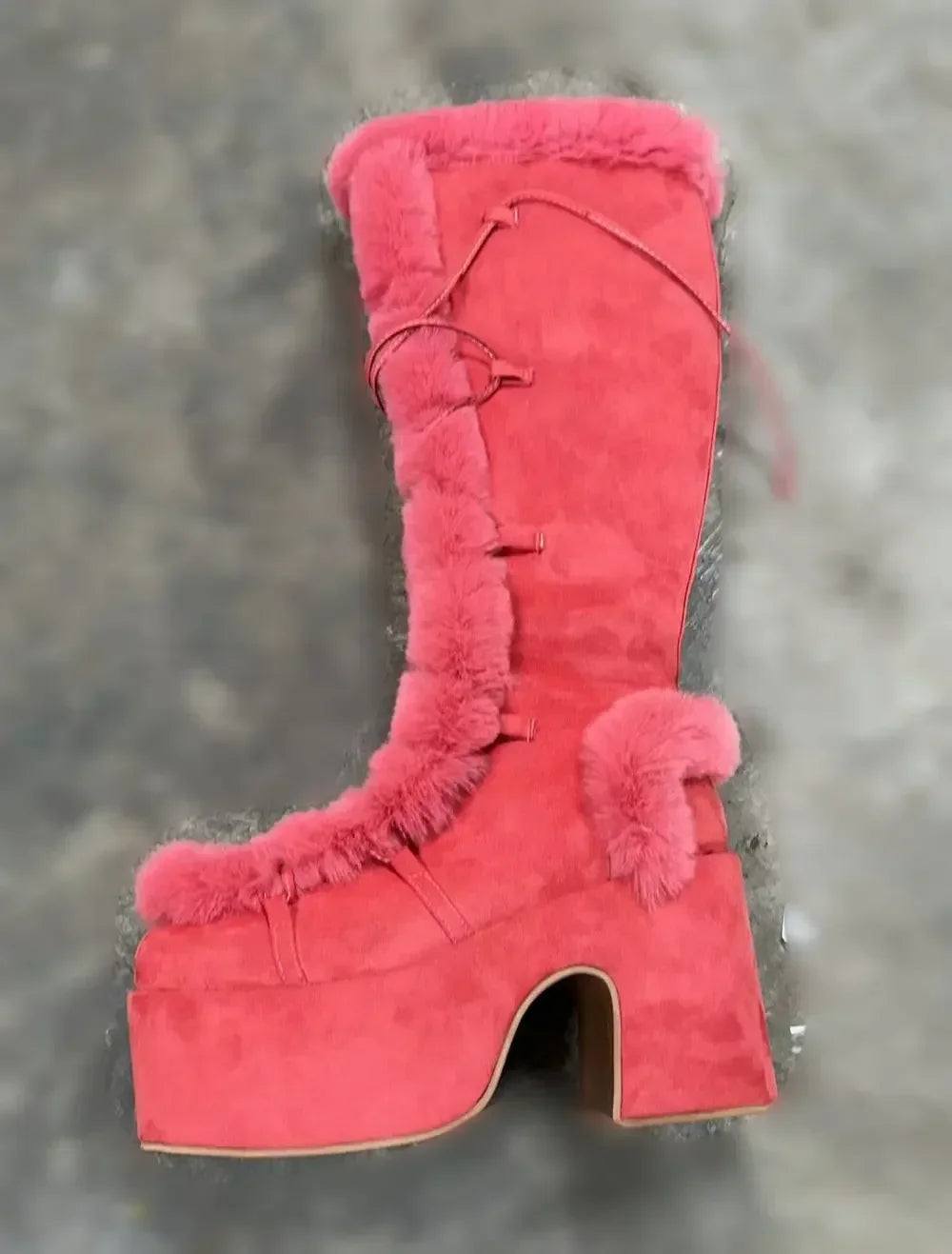 New Winter Style Warm Platform Heel Women Boots