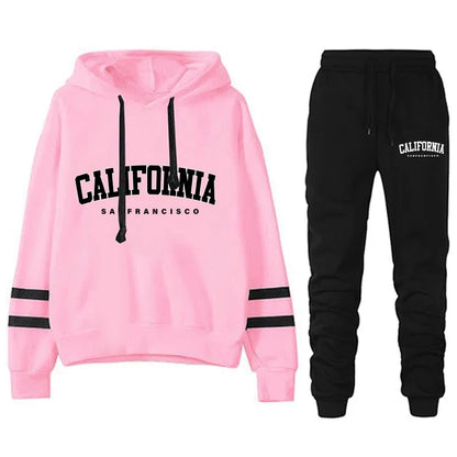 Womens Los Angeles California Tracksuit Sets