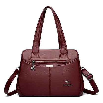 High Quality Womens Soft Leather Shoulder Bags