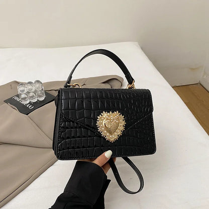 Women Small Stone Pattern Crossbody Bags