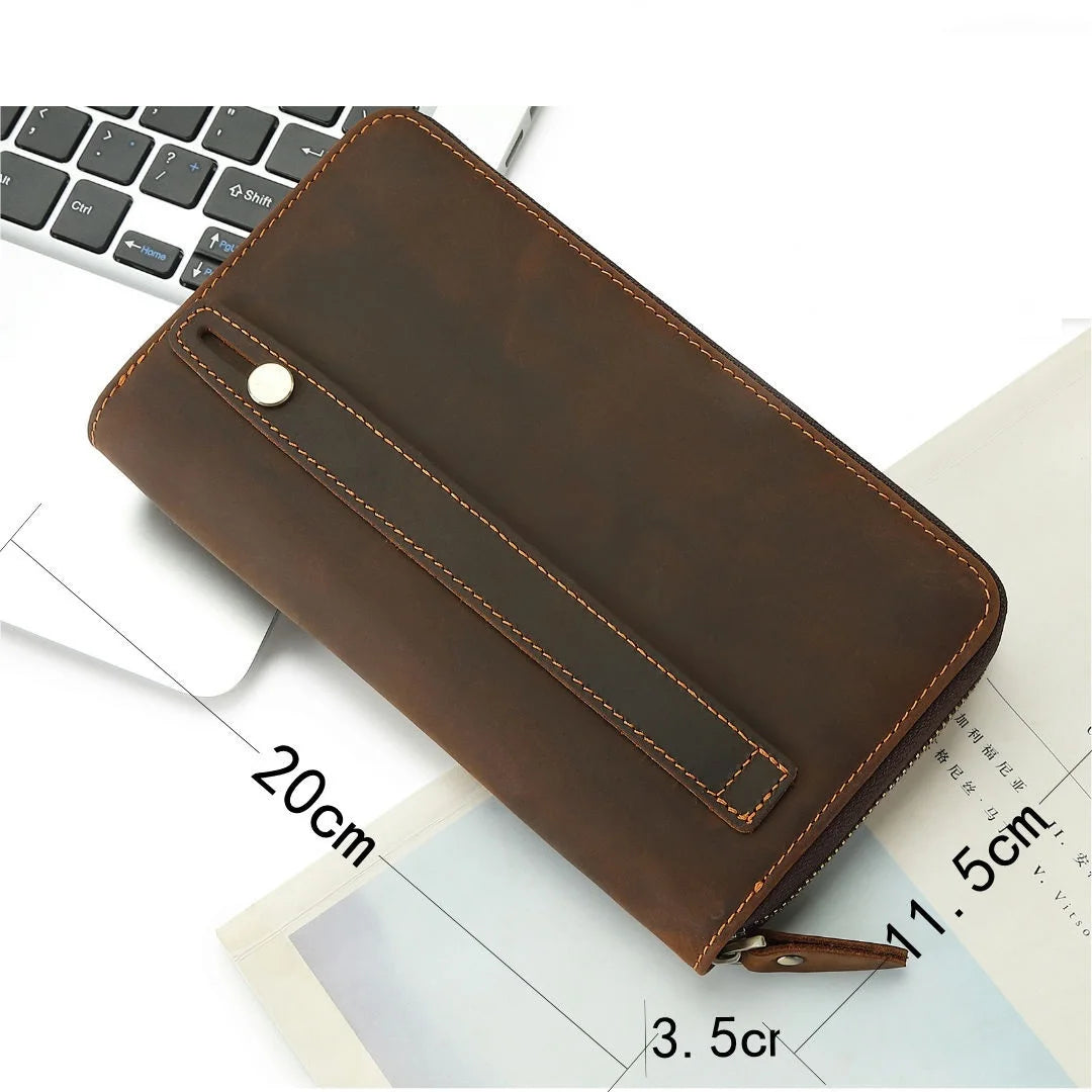 Genuine Leather Soft Brown Wallet