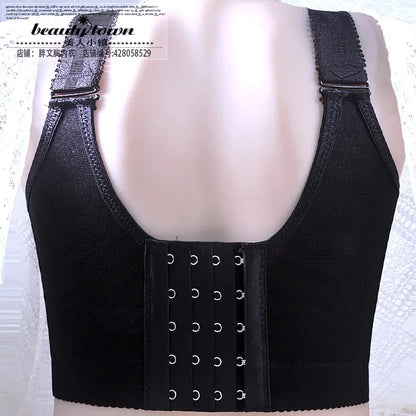 Leaf Embroidered Sexy Lace Plus Size Women Padded Push Up Bras