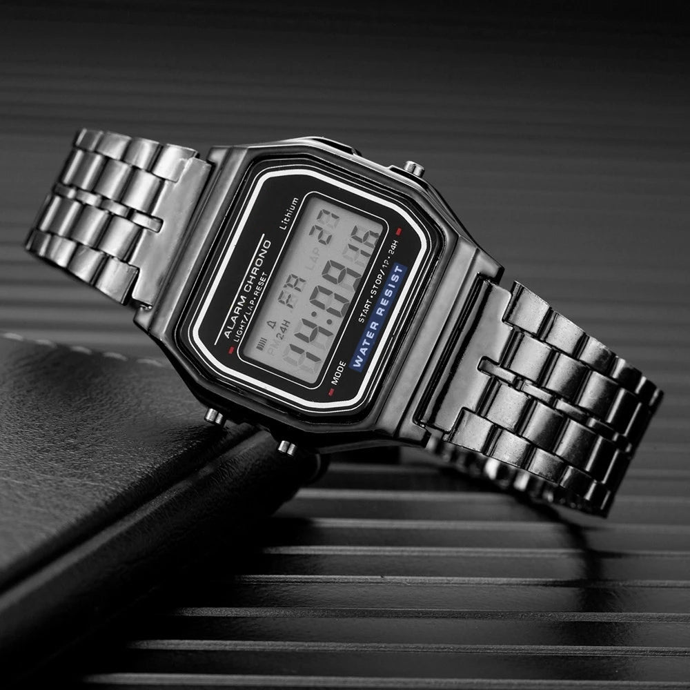 Bold Silicon Mens Digital Watch