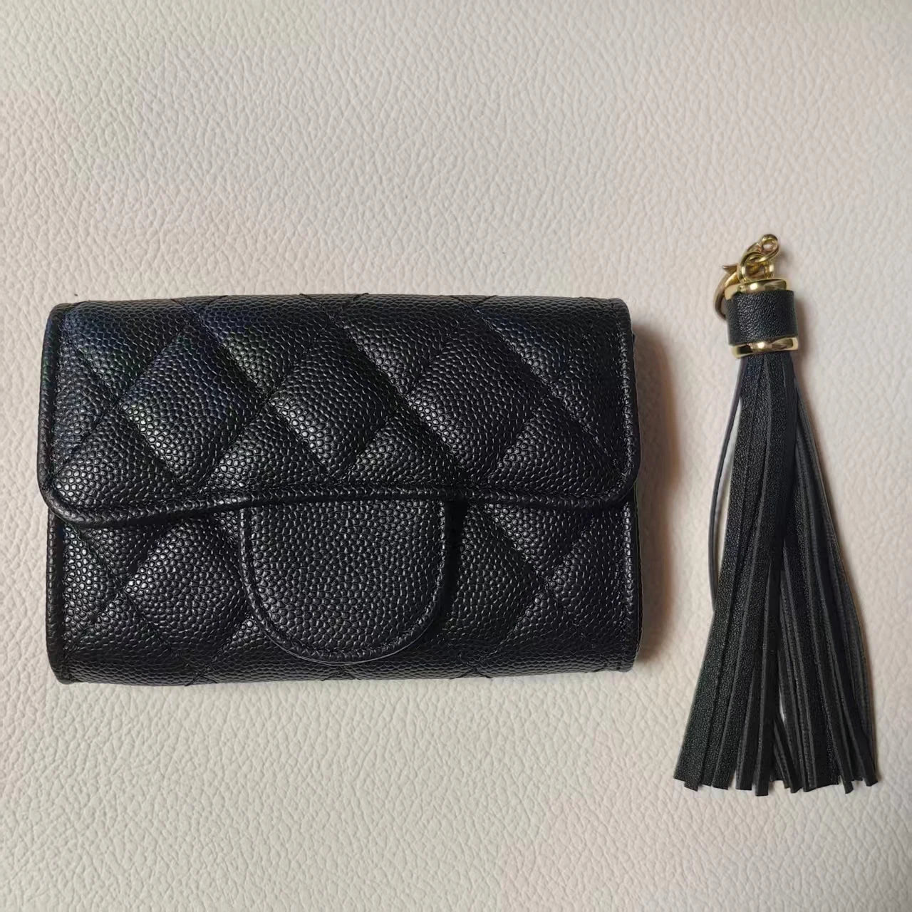 Women S Leaf Tassel Decoration Coin Wallets