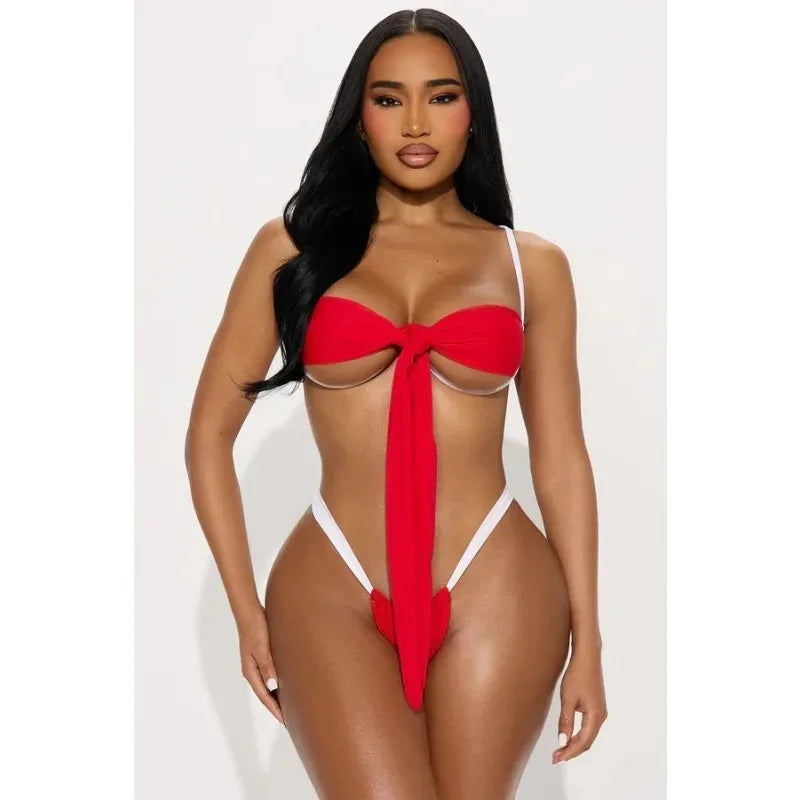 Sexy Micro Bikini Push Up Swimsuit For Women 2025 Brazilian Thong Bikini Set Beachwear