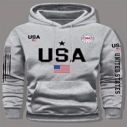 Womens Usa Flag National Hoodies