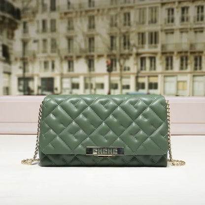 Womens Chic Vintage Leather Messenger Bag