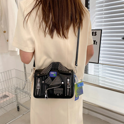 Womens Designer Jacket Zipper Handbags