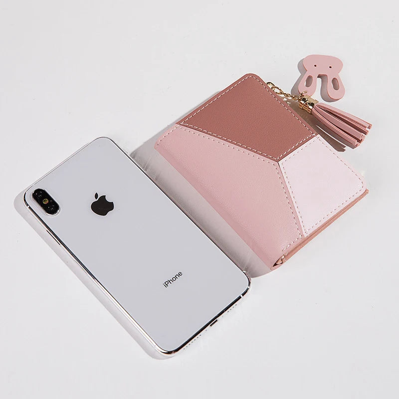 Women Fold Over Pu Leather Long Leather Wallets