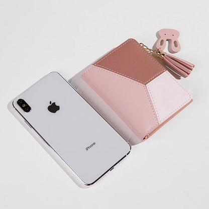 Women Fold Over Pu Leather Long Leather Wallets