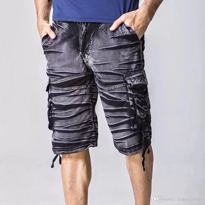 Mens Military Type Cotton Cargo Shorts