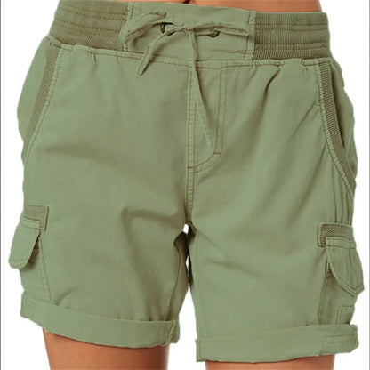 Effortless Summer Days: Casual Linen Cargo Shorts Outfit
