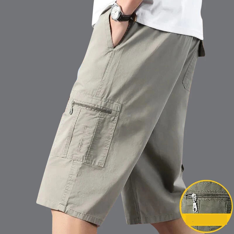 5xl Plus Size Under Knee Outdoor Mens Cargo Shorts