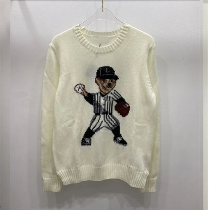 Womens Sweety Bear Cartoony Sweater