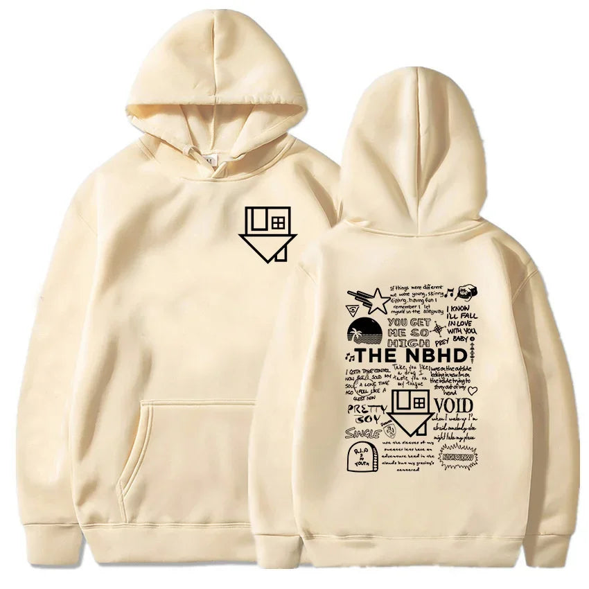2356 What Is The Next One Printed Cotton Casual Hoodies
