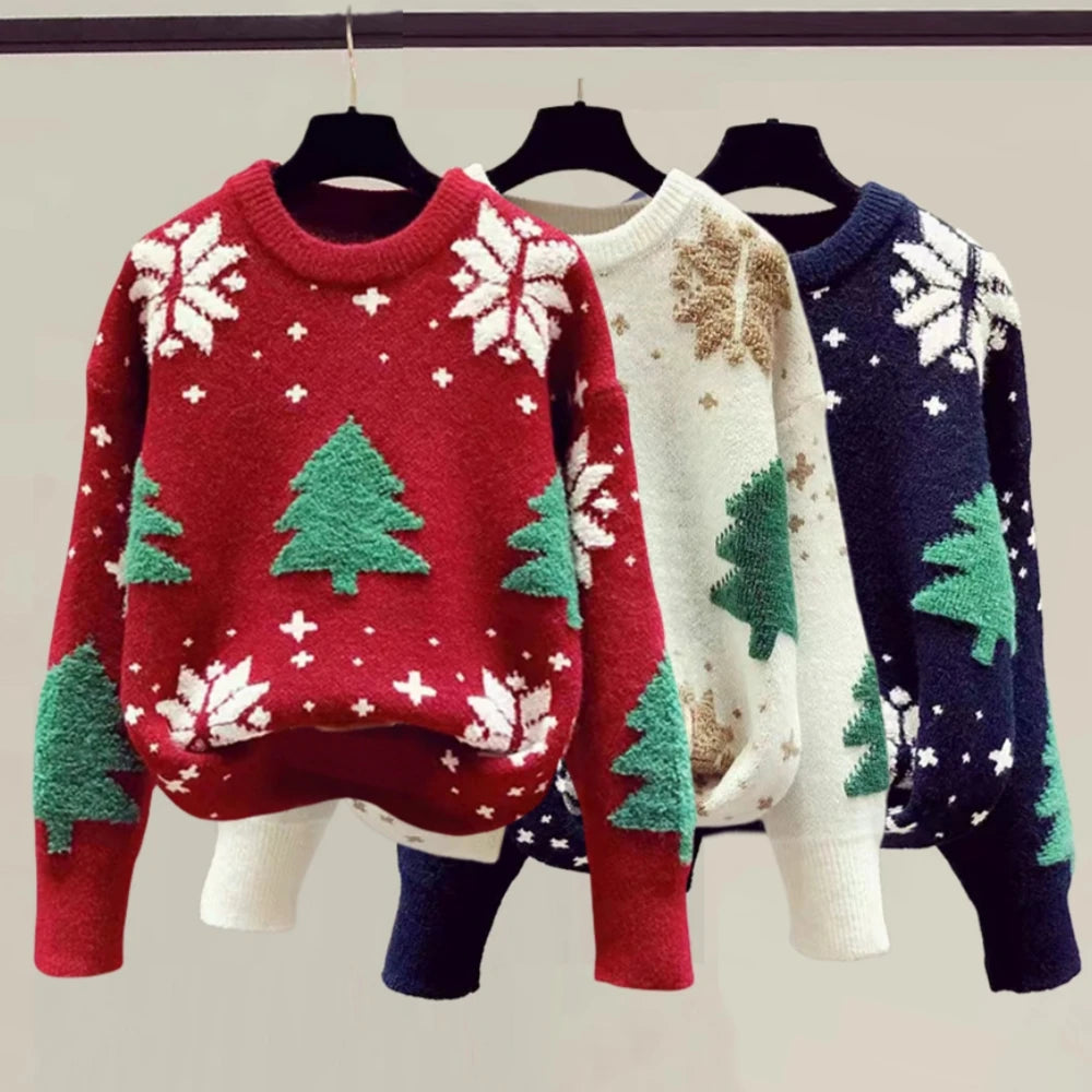 Womens Christmas Tree Sweatshirt Tree Tops Glisten Fleece Hooded Casual Hoodie Autumn Loose Fit