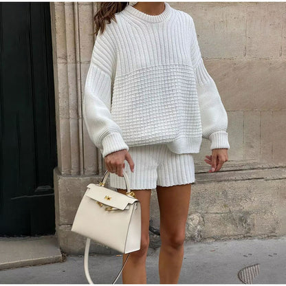 Cozy Comfort: Oversized O Neck Sweater