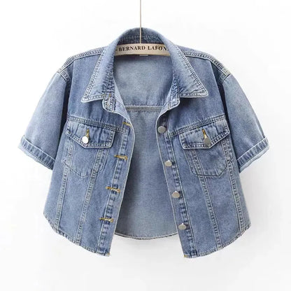 Chic Crop Denim Jackets