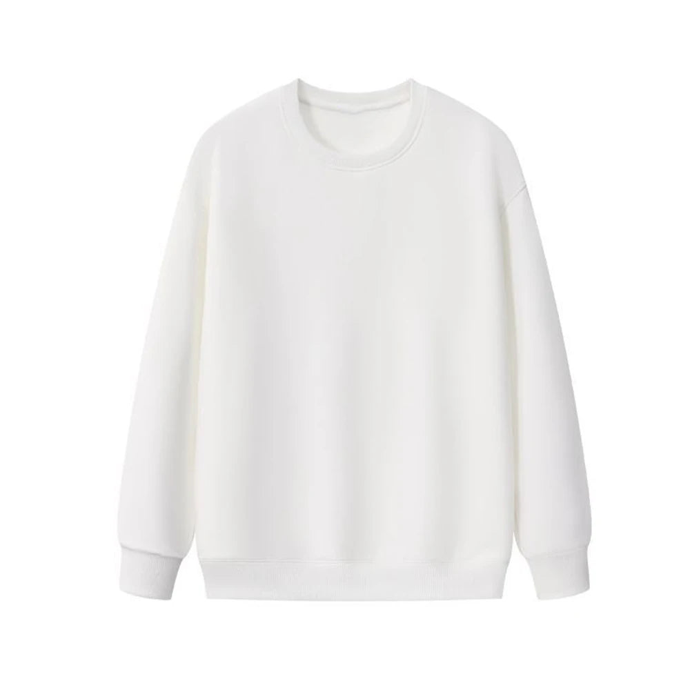 Unisex Basic Fleece Oversized Crewneck Sweatshirts