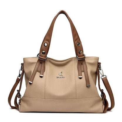 High Quality Genuine Leather Large Capacity Tote Bags