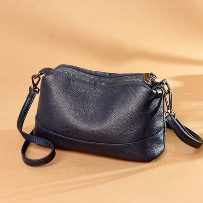 Contemporary Icon: Genuine Leather Designer Shoulder Bag