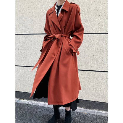 Women Vintage Windbraker Trench Coats