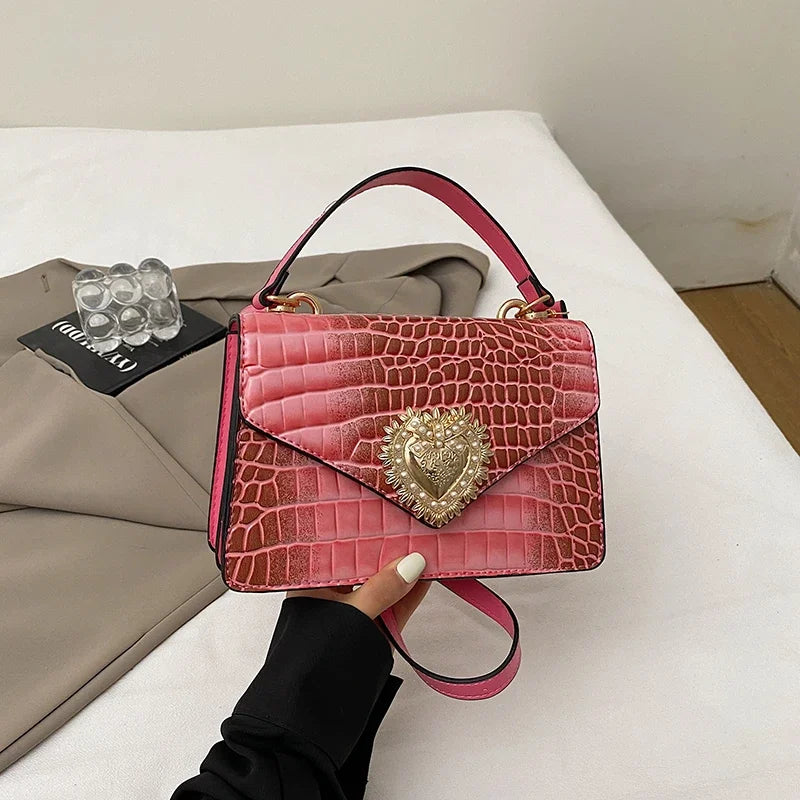 Women Small Stone Pattern Crossbody Bags