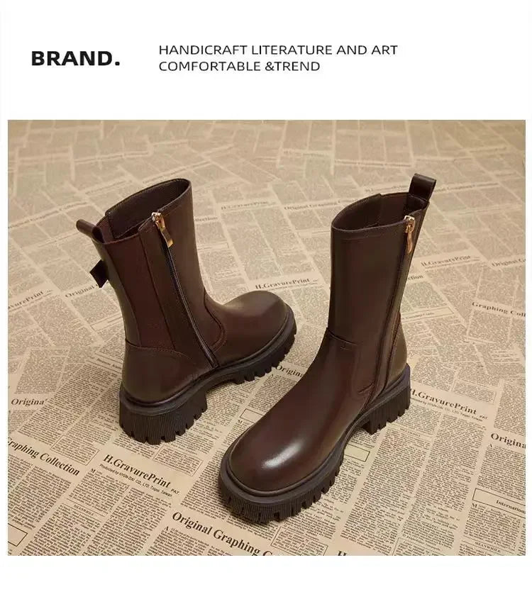 Womens Thick Sole Soft Casual Shoes Boots