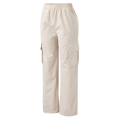 Green High Waist Cargo Pants