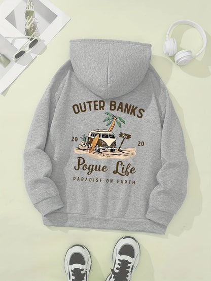 P4l Outer Banks Pogue Life Hoodies For Women