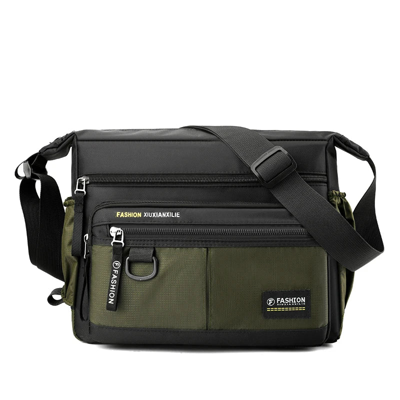Mens Casual Shoulder Messenger Bag Stylish Crossbody Satchel For Everyday Use