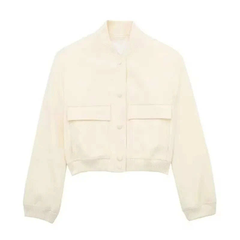 Loose Patchwork Jacket for Effortless Casual Chic Street Style Layering