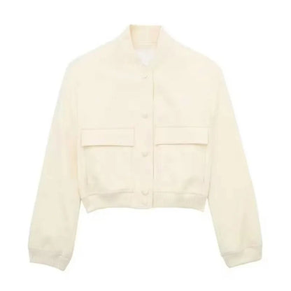 Loose Patchwork Jacket for Effortless Casual Chic Street Style Layering