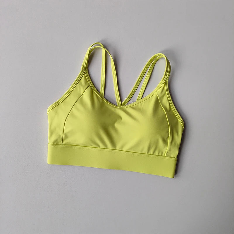 High Impact Push Up Sports Bra For Women Full Support Racerback Lightly Lined Underwire Shockproof Design