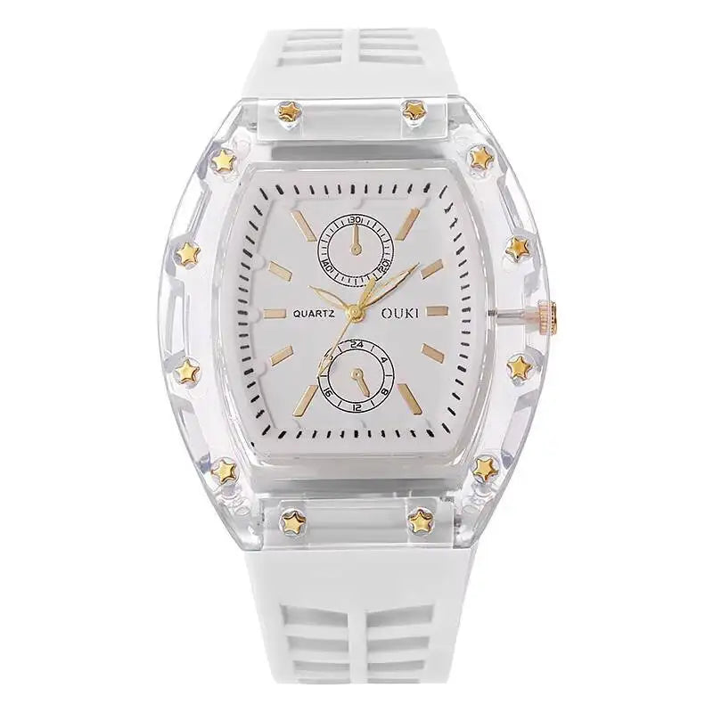 Silicone Strap Casual Mens Analog Watches